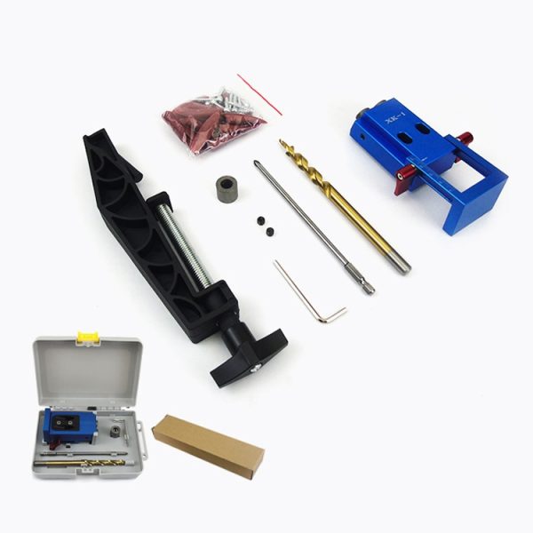 XK-1 C Aluminum Alloy Woodworking Oblique Hole Locator Woodworking Punch Tool