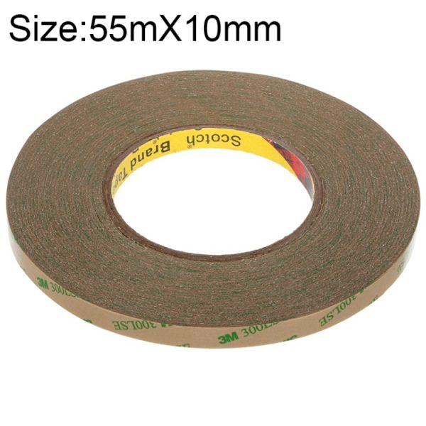 Super Adhesive Ultra-thin Transparent and High-temperature Resistant Double-sided Traceless Tape, Size: 55m x 10mm