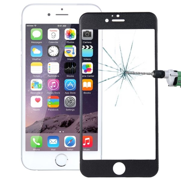 0.26mm 9H+ Surface Hardness 2.5D Curved Surface Full Screen Cover Explosion-proof Tempered Glass Film for iPhone 6s Plus