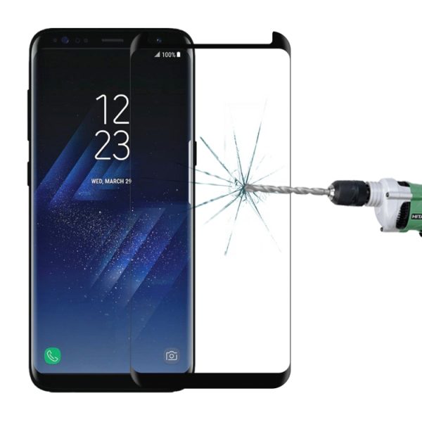 For Galaxy S8+ / G955 0.26mm 9H Surface Hardness 3D Explosion-proof Non-full Screen Curved Case Friendly Tempered Glass Film, For Galaxy S8+ / G955, For Galaxy S8+ / G955 Black Frame, For S8+ / G955, Galaxy S8+